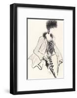 Fur Hat-Jane Hartley-Framed Giclee Print