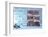 Fur Lined Doors to Ice Hotel in Northern Sweden-Sheila Haddad-Framed Photographic Print