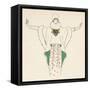 Fur Poncho 1913-Louis Strimpl-Framed Stretched Canvas