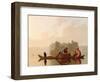 Fur Traders Descending the Missouri, 1845-George Caleb Bingham-Framed Giclee Print