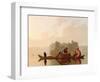 Fur Traders Descending the Missouri, 1845-George Caleb Bingham-Framed Giclee Print