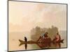 Fur Traders Descending the Missouri, 1845-George Caleb Bingham-Mounted Giclee Print