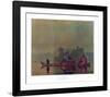 Fur Traders on the Missouri-George Caleb Bingham-Framed Collectable Print