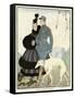 Fur-Trimmed Dress 1916-Gerda Wegener-Framed Stretched Canvas