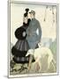 Fur-Trimmed Dress 1916-Gerda Wegener-Mounted Art Print