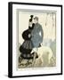 Fur-Trimmed Dress 1916-Gerda Wegener-Framed Art Print