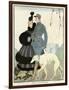 Fur-Trimmed Dress 1916-Gerda Wegener-Framed Art Print