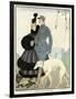 Fur-Trimmed Dress 1916-Gerda Wegener-Framed Art Print