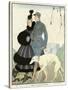 Fur-Trimmed Dress 1916-Gerda Wegener-Stretched Canvas