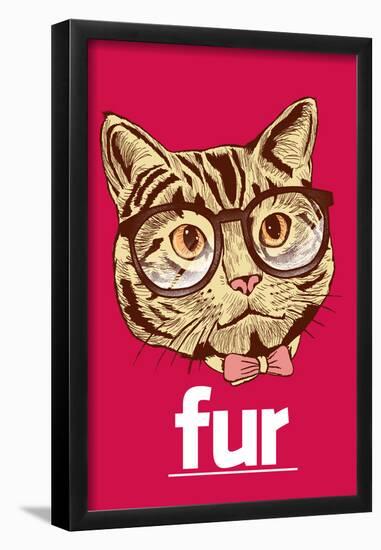 Fur-null-Framed Poster