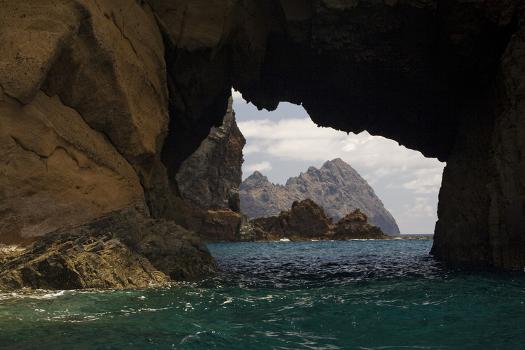 Furadinho Cave with View of Bugio Island, Deserta Grande, Desertas Islands,  Madeira, Portugal' Photographic Print - Sá | AllPosters.com