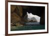 Furadinho Cave with View of Bugio Island, Deserta Grande, Desertas Islands, Madeira, Portugal-Sá-Framed Photographic Print