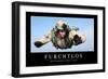 Furchtlos: Motivationsposter Mit Inspirierendem Zitat-null-Framed Photographic Print