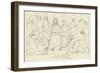 Furies, Cerberus, Pluto, Proserpine, Harpies, Death-John Flaxman-Framed Giclee Print