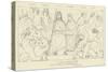 Furies, Cerberus, Pluto, Proserpine, Harpies, Death-John Flaxman-Stretched Canvas