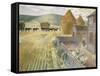 Furlongs-Eric Ravilious-Framed Stretched Canvas