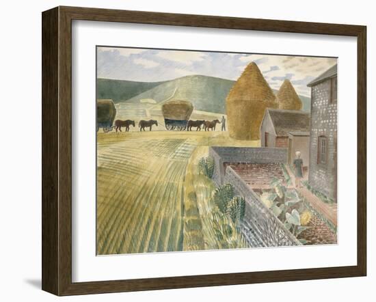 Furlongs-Eric Ravilious-Framed Giclee Print