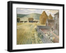 Furlongs-Eric Ravilious-Framed Giclee Print