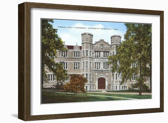 Furman Hall, Vanderbilt University, Nashville, Tennessee-null-Framed Art Print