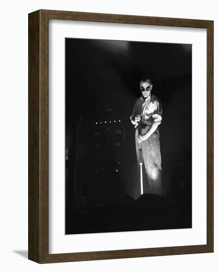 Furnace Feeding in the Steel City, Sheffield, South Yorkshire, 1963-Michael Walters-Framed Photographic Print