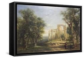 Furness Abbey-Frederick Henry Henshaw-Framed Stretched Canvas