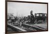 Furniture and Debris Scattered by Tornado-null-Framed Photographic Print