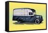 Furniture Delivery Truck-null-Framed Stretched Canvas