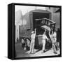 Furniture Removal Van-null-Framed Stretched Canvas