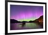 Furry Creek and Aurora at Midnight-lijuan-Framed Photographic Print