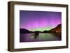 Furry Creek and Aurora at Midnight-lijuan-Framed Photographic Print