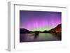 Furry Creek and Aurora at Midnight-lijuan-Framed Photographic Print