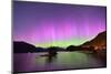 Furry Creek and Aurora at Midnight-lijuan-Mounted Photographic Print