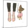 Furry Fashion Friends III-Emily Adams-Mounted Art Print