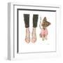 Furry Fashion Friends III-Emily Adams-Framed Art Print