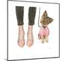 Furry Fashion Friends III-Emily Adams-Mounted Art Print