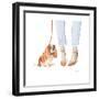 Furry Fashion Friends IV-Emily Adams-Framed Art Print