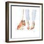 Furry Fashion Friends IV-Emily Adams-Framed Art Print