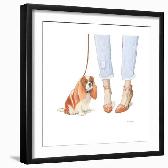 Furry Fashion Friends IV-Emily Adams-Framed Art Print