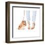 Furry Fashion Friends IV-Emily Adams-Framed Art Print