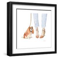 Furry Fashion Friends IV-Emily Adams-Framed Art Print