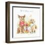 Furry Pals V-Beth Grove-Framed Art Print