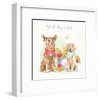 Furry Pals V-Beth Grove-Framed Art Print