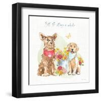 Furry Pals V-Beth Grove-Framed Art Print