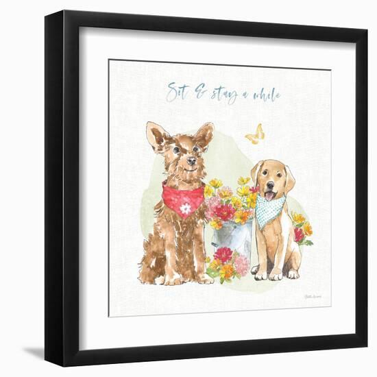 Furry Pals V-Beth Grove-Framed Art Print