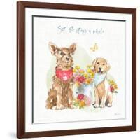 Furry Pals V-Beth Grove-Framed Art Print