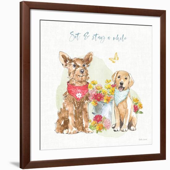 Furry Pals V-Beth Grove-Framed Art Print