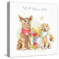 Furry Pals V-Beth Grove-Stretched Canvas