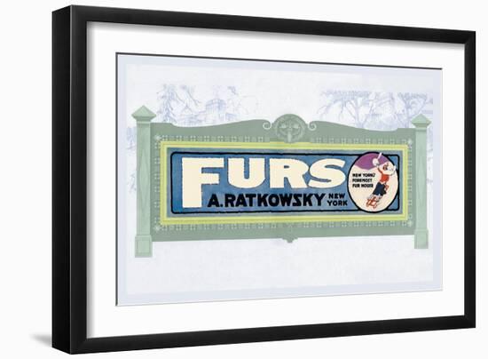 Furs, A. Ratkowsky-null-Framed Premium Giclee Print