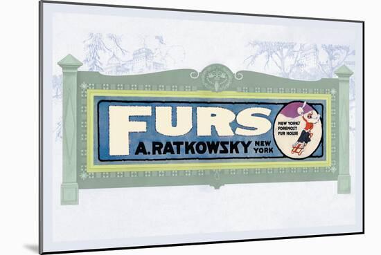 Furs, A. Ratkowsky-null-Mounted Premium Giclee Print