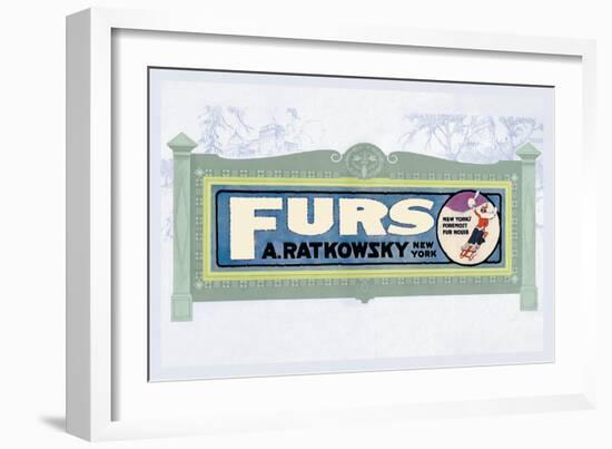 Furs, A. Ratkowsky-null-Framed Art Print